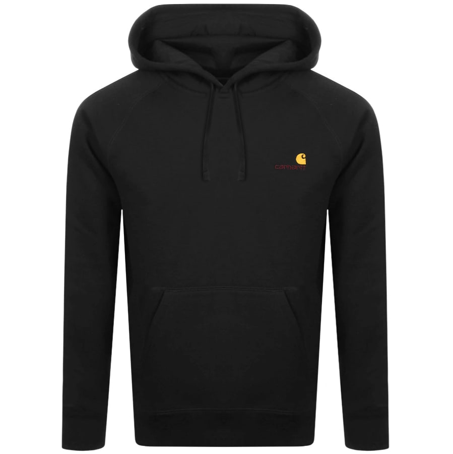 Alternative Image for ProductCarhartt Logo Hoodie Black1